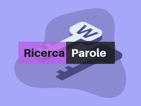 ricerca parole chiave