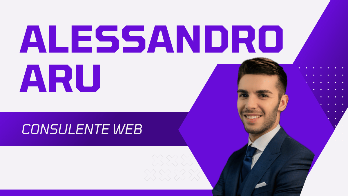 Foto di Alessandro Aru su Wonize che lo inquadra come consulente web