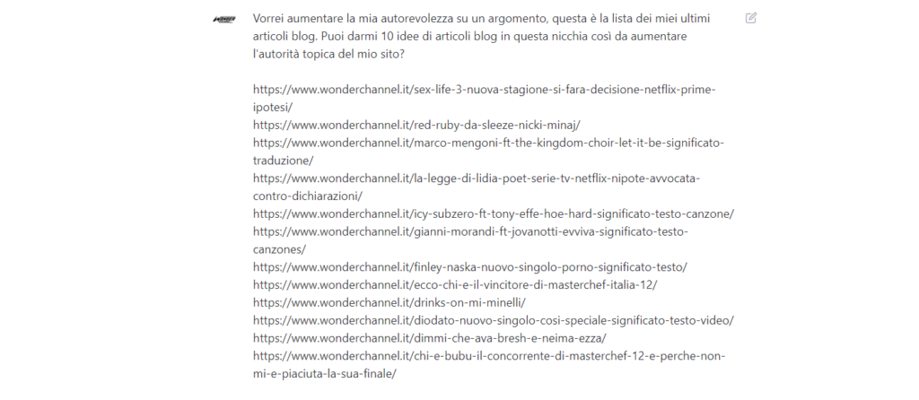 aumentare autorevolezza sito web AI