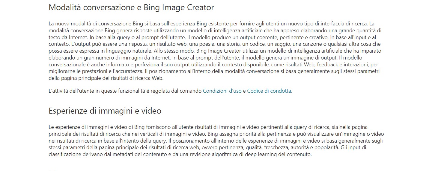 Regole di Bing Webmaster modificate per l'intelligenza artificiale