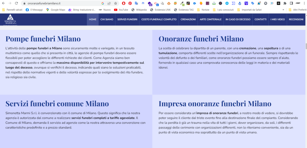 SEO Local pagine