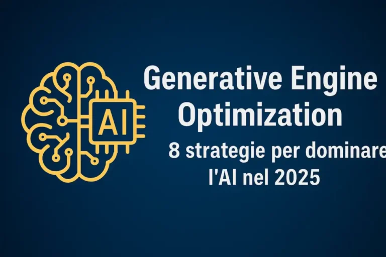 Generative Engine Optimization: 8 strategie per dominare l’AI nel 2025