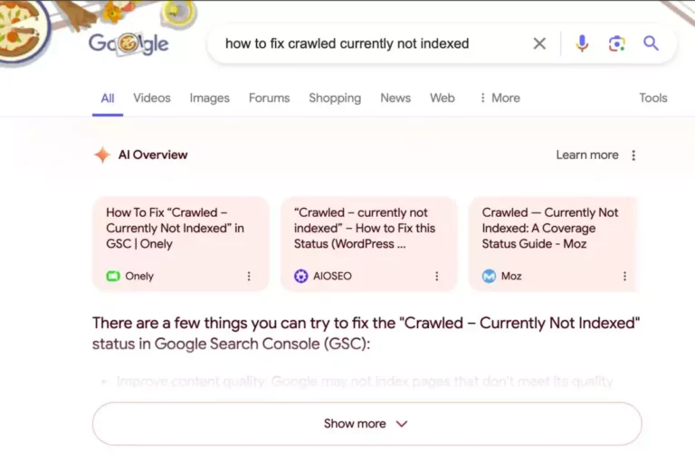 Google testa dei link in alto sulla sua nuova AI Overview, la sua intelligenza artificiale nella SERP