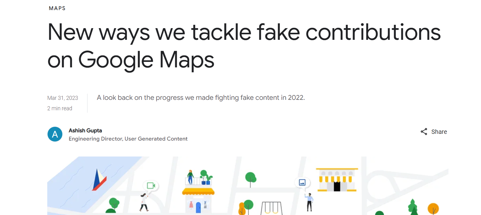 google annuncio rimozione recensioni false