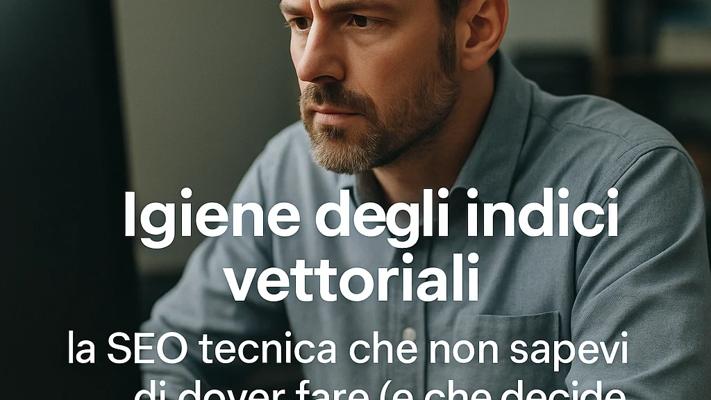Igiene degli indici vettoriali