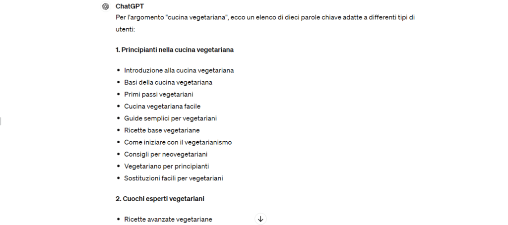 keyword research ChatGPT
