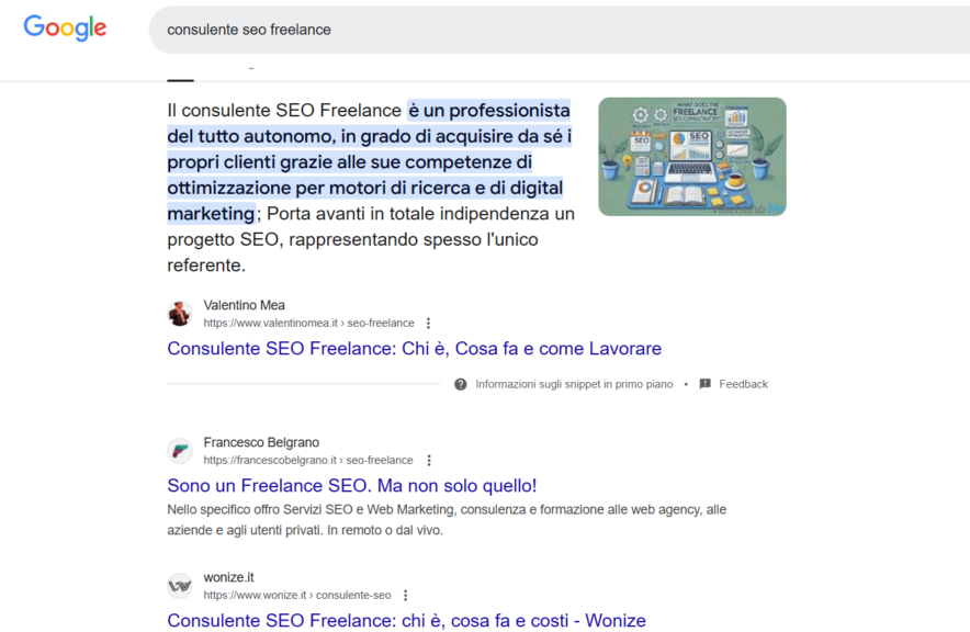 link building e serp di Google