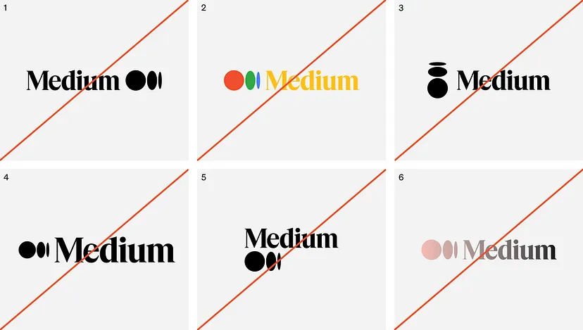 medium logo brand guidelines