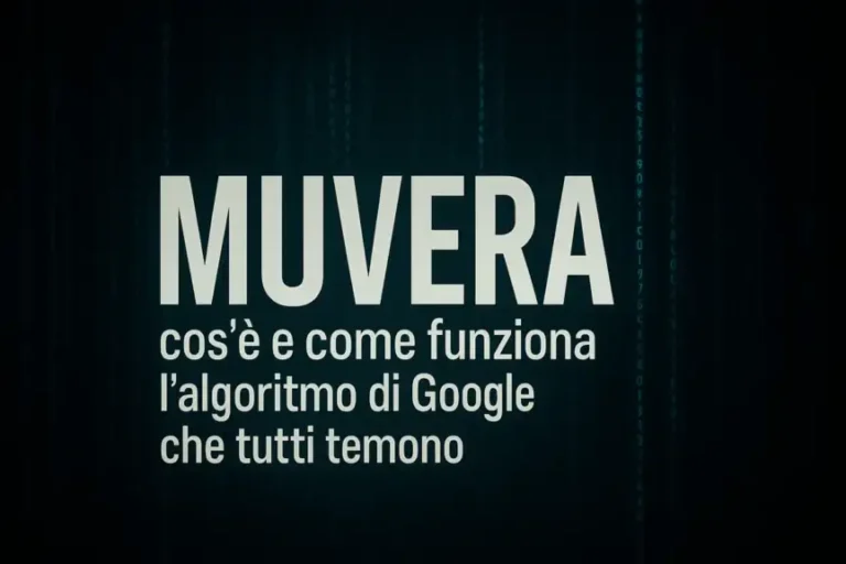 MUVERA: cos’è e come funziona l’algoritmo di Google che tutti temono