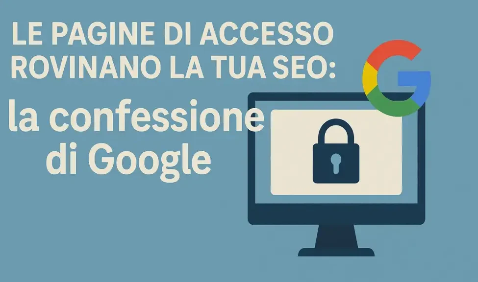 Pagine accesso rovinano SEO
