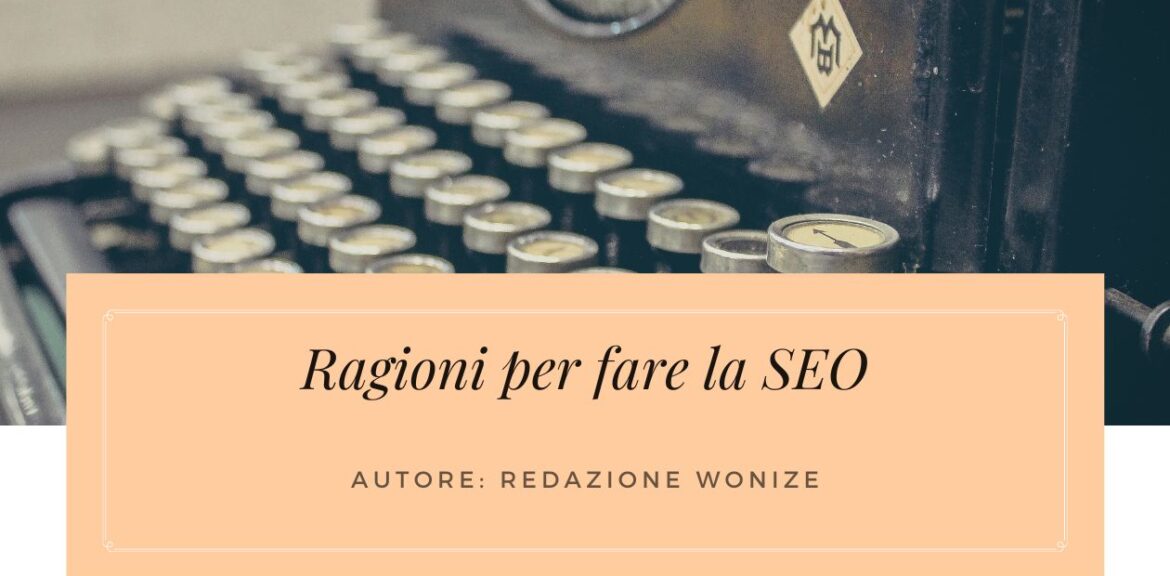 Perché fare SEO