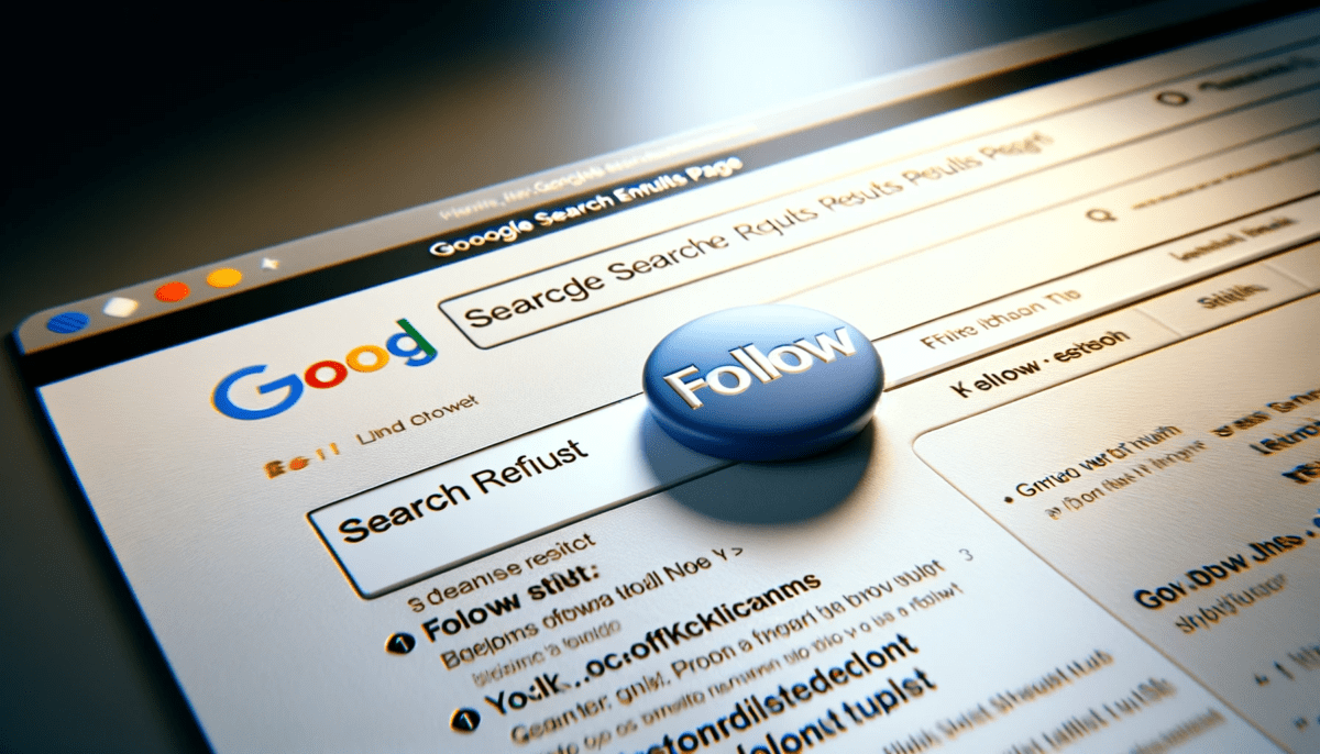 Google pulsante segui