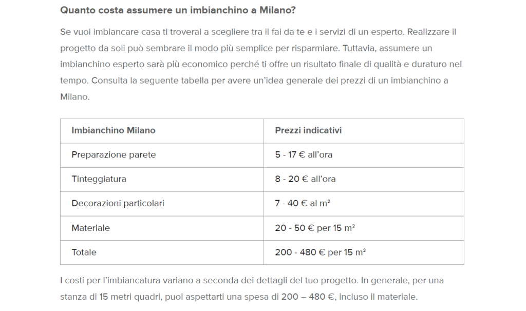 pagina SEO Local