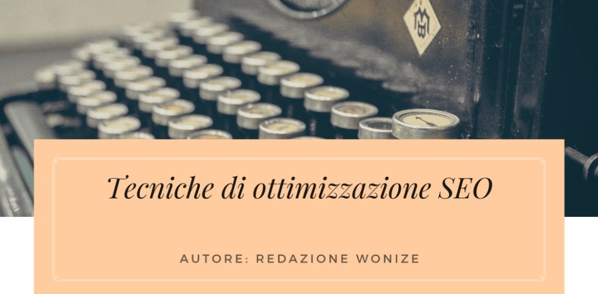tecniche ottimizzazione SEO